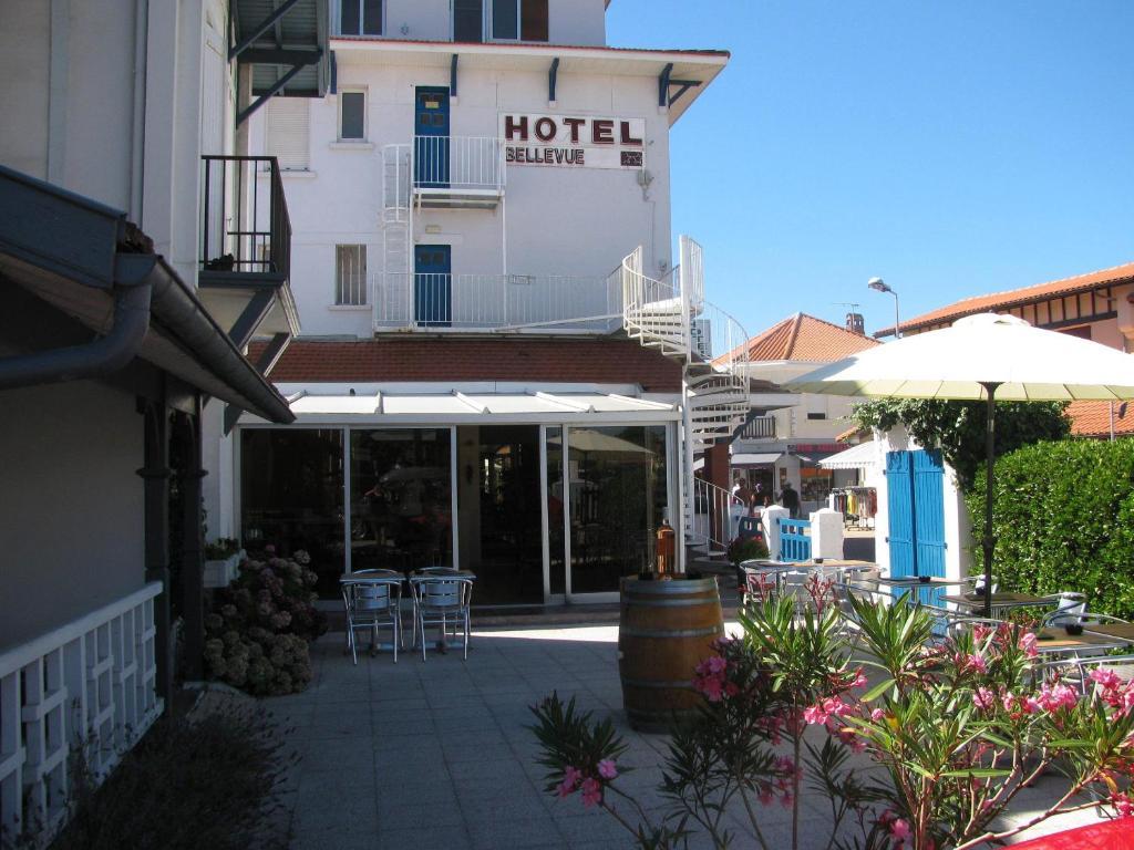 Hotel Bellevue Mimizan-Plage Bagian luar foto