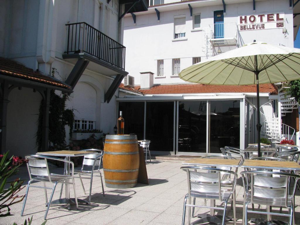 Hotel Bellevue Mimizan-Plage Bagian luar foto