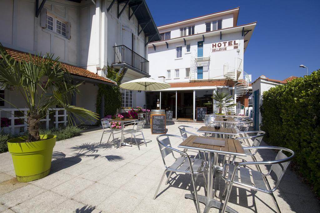 Hotel Bellevue Mimizan-Plage Bagian luar foto