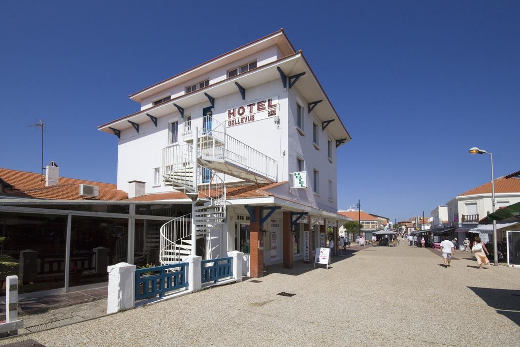 Hotel Bellevue Mimizan-Plage Bagian luar foto