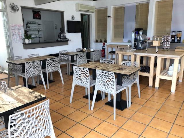 Hotel Bellevue Mimizan-Plage Bagian luar foto
